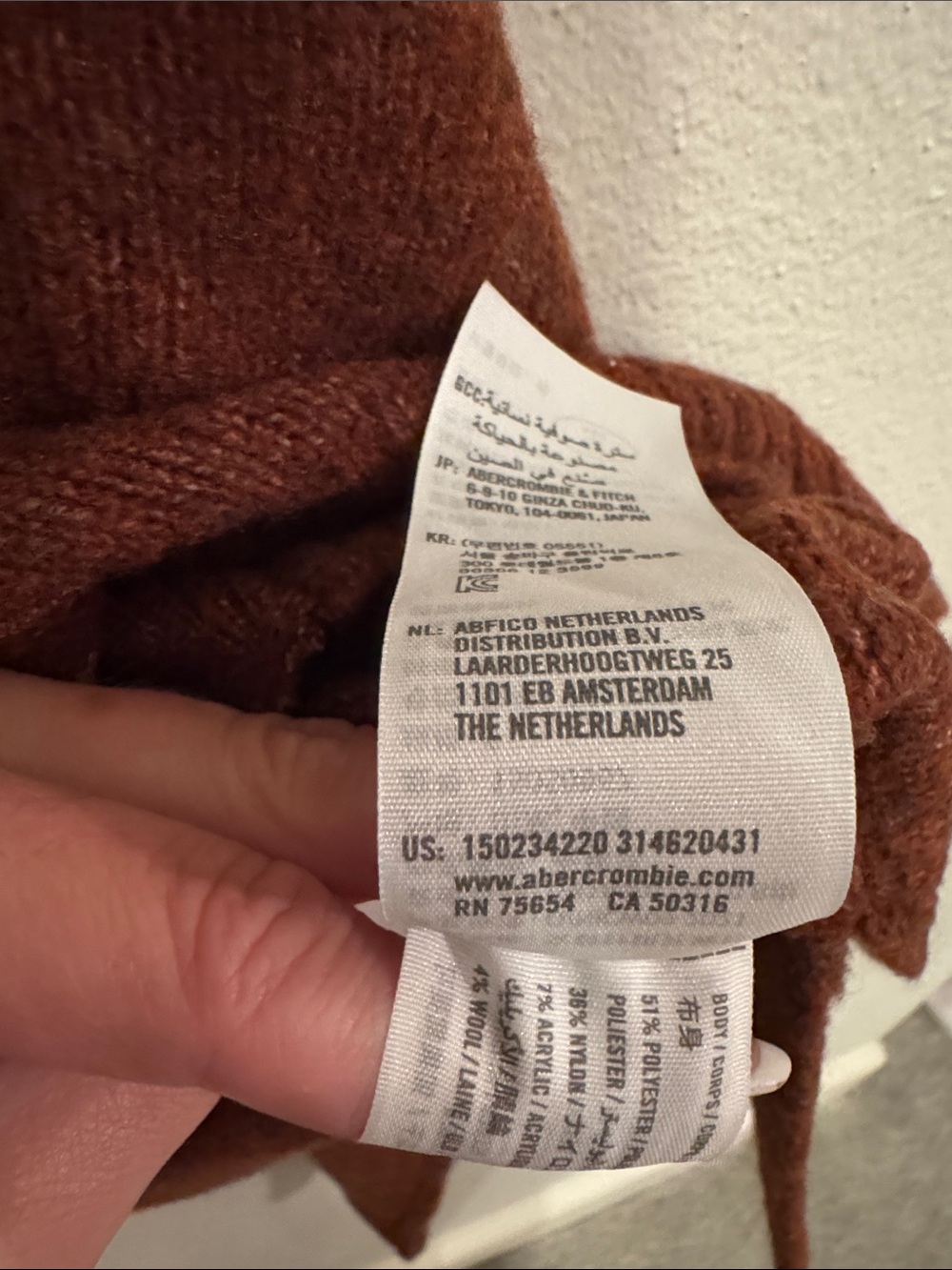 NWT Small Abercrombie & Fitch Women's Rust Cardigan with Front Pockets! - Picture 9 of 10